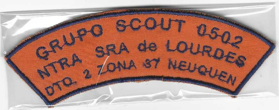 Grupo Scout 0502 - Ntra. Sra de Lourdes - Dto 2 - Zona 37 - Neuquén