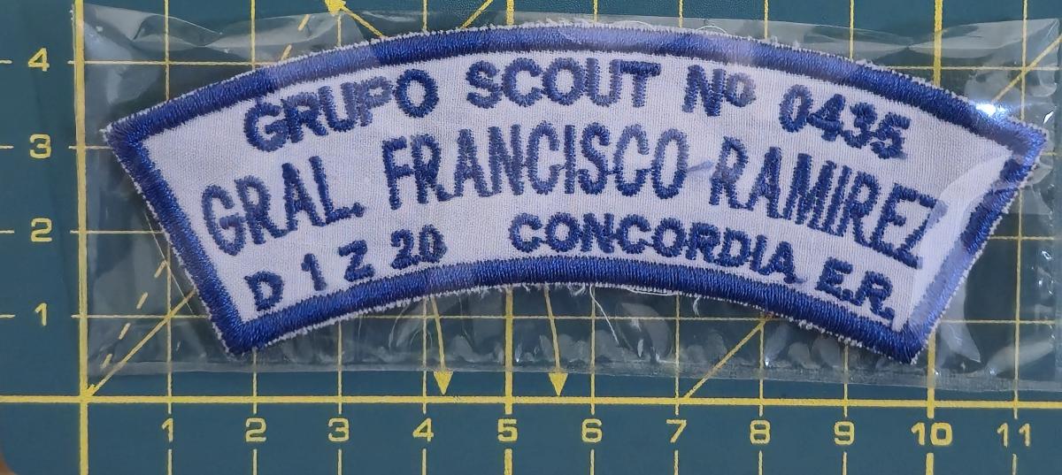Grupo Scout Nº0435 Gral. Francisco Ramirez D1 Z20 Concordia E.R.