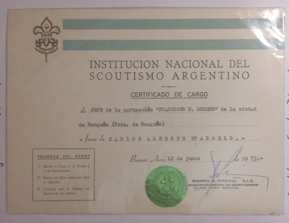 Certificado de Cargo